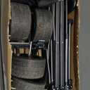 Small Collapsible Wagon with Extended Tailgate, Wagons Carts Folding with 300lbs Capacity, Lightweight Portable Utility Wagon Cart for Shopping Camping Sports Garden(Black)