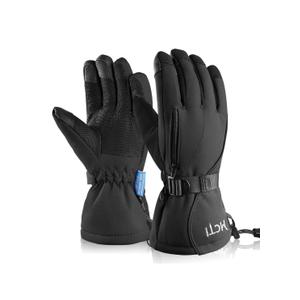 MCTi Waterproof Mens Ski Gloves Winter Warm 3M Thinsulate Snowboard Snowmobile Cold Weather Gloves S