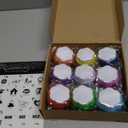 Dog Buttons for Communication, 9pcs Recordable Talking Buttons Set with Mat & Stickers, Pet Training Buttons for Dogs & Cats, Speaking Buttons