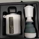 FLEXTAILGEAR Camping Air Pump with Camping Light, Air Pump for Inflatables, Portable Air Mattress Pump with 180 L/min Airflow for Pool Float, Sleeping Pad, Swimming Ring, Vacuum Storage Bag