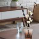 25pcs White and 25pcs Brown Rattan Reed Diffuser Sticks Replacement Rattan Reed Diffuser Refill Sticks (White+Brown)