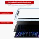 bersem Privacy Screen Protector Compatible with iPad Pro 12.9 (2022 & 2021 & 2020 & 2018 Models) Anti-Spy, Tempered Glass Film, EZ kit