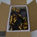 Taper Candle Holders Bulk, Set of 24 Brass Gold Vintage Candle Sticks Holder Decor Home Decor Centerpieces for Table Festive Wedding Decorations