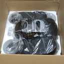 MERACH Under Desk Elliptical Machine, Leg Exerciser While Sitting for Seniors with Remote Control & 12-Speeds, Quiet Portable Electric Seated Pedal Exerciser Machine for Home Office