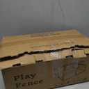 Baby Playpen 50x50 Inch, Play Pens for Babies and Toddlers Baby Fence Play Yards for Indoor & Outdoor with Breathable Mesh Anti-Fall Playpen (light grey)