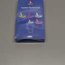 40 oz Tumbler Flip Straw Lid Replacement fit for Stanley Quencher, Spill Proof Tumbler Cover for Stanley Cup (black)