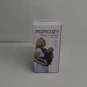 Momcozy Baby Carrier - Ergonomic, Cozy and Lightweight Carrier for 7-44lbs, Effortless to Put On, Ideal for Hands-Free Parenting, Enhanced Lumbar Support, Purehug for Infant to Toddler, Black