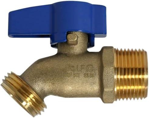 XFITTING 3/4" Garden Hose Threaded Hose Bibb No Kink x 3/4" Male NPT, Set of 2