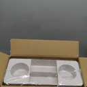 5-Tier Mobile Bookshelf, Rolling Bookcase Book Storage Rack, Movable File Folder Organizer Cart with Wheels for Home Study Office Living Room Classroom, White