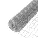 YARDGARD 2 in. x 3 in. Mesh Welded Wire Fence Roll, 36 in. x 50 ft., 16 Gauge Galvanized Steel Fence for Animal Enclosures, Garden Protection and Property Fencing