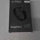 Fitbit Inspire 3 Health &-Fitness-Tracker with Stress Management, Workout Intensity, Sleep Tracking, 24/7 Heart Rate and more, Midnight Zen/Black One Size (S & L Bands Included)
