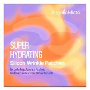 AngelicMisto Reusable Silicone Patches for Under Eye, Face and Forehead Wrinkles