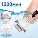 Electric Foot Callus Remover Kit, Elmchee Rechargeable Callous removers 3 Grinding Heads Waterproof Foot Scrubber File, Professional Pedicure Tools kit Feet Care for Dead, Cracked Dry Skin