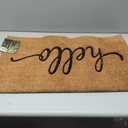 Hello Coir Doormat - 17x30 Inches Durable Non-Slip Door Mat