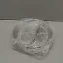 LAMU 2 Pack 2 Tier Lazy Susan Turntable Organizer 9.25'' Rotating Spice Rack Organization for Cabinet, Kitchen, Pantry, Countertop, Bathroom, Vanity, Medicine Cabinet Organizer, Clear