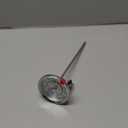 KT THERMO Candy/Deep Fry Thermometer with Instant Read,Dial Thermometer,12" Stainless Steel Stem Meat Cooking Thermometer,Best for Turkey,BBQ,Grill,Analog display