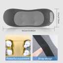 Smooth Spine Triple Fusion Back Massager for Sciatica Pain Relief Deep Tissue Neck Massage Device with Heat for Chronic Support Portable Electric Massagers for Sciatic Nerve and Lumbar Relief