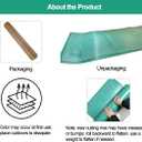 39.4'' X 78.7'' Thickened Self Healing Cutting Mat, Rotary Cutting Sewing Mat for Crafts, Durable 5-Ply Table Cutting Board for Fabric Quilting Leather Hobby Project, (Green)