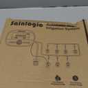 Sainlogic Automatic Plant Waterer for 15 Potted Plants, Smart Self Watering System with Humidity Monitor DisplayDeep Root Irrigation, IP64 Programmable Timer for Vacation, Travel, Indoor Garden (Blue)