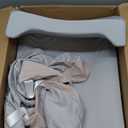 Blissful Diary Vegan Leather Baby Changing Pad with Waterproof & Wipe-Clean PU Cover, Standard Size Cozy Diaper Changing Pad for Dresser and Table, Taupe