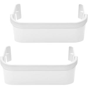 AMI PARTS 240351601 Refrigerator Freezer Door Bin Side Frame Fit for Ken-more Frigi-daire freezer door shelf replacement Replaces 240351607 891154 AP2115974 PS430027 AH430027 EAP430027 (2 Pack)
