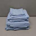 Ultra Soft 6 Pack Cotton Towel Set, Contains 2 Bath Towels 28x55 inch, 2 Hand Towels 16x24 inch & 2 Wash Coths 12x12 inch, Ideal Everyday use, Compact & Lightweight - Blue