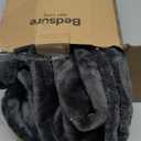 Bedsure GentleSoft Fleece Bed Blankets Full Size Charcoal - Soft Lightweight Plush Fuzzy Cozy Luxury Blanket Microfiber, 84x90 inches