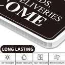 No Soliciting Sign for House, No Soliciting Yard Sign, 2-Pack 12"x12" Double-Sided H-Stake Metal Stakes, Outdoor Yard Sign for Home and Front Door, Easy To Install