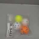 Indestructible Floating Bouncy Dog Balls for Small Breed Puppies - Lightweight, Durable, Odourless - 2.5" (4 Pack)