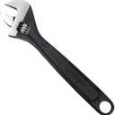 URREA Adjustable Wrench - 24-Inch Professional Grade Tool with Extra-Wide Capacity & Black Phosphate Finish - 724S