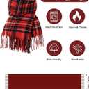 Scarf for Women, Women's Fall Winter Scarfs, Cashmere Feel Blanket Scarf, Classical Scottish Checked Long Shawl Wraps