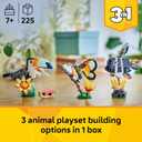 LEGO Creator 3 in 1 Wild Animals: Tropical Toucan Building Toy for Kids- Jungle Building Blocks & Learning Toy for Girls & Boys, Ages 7+ - Build 3 Animal Toys in 1 Set - Gift for Birthdays