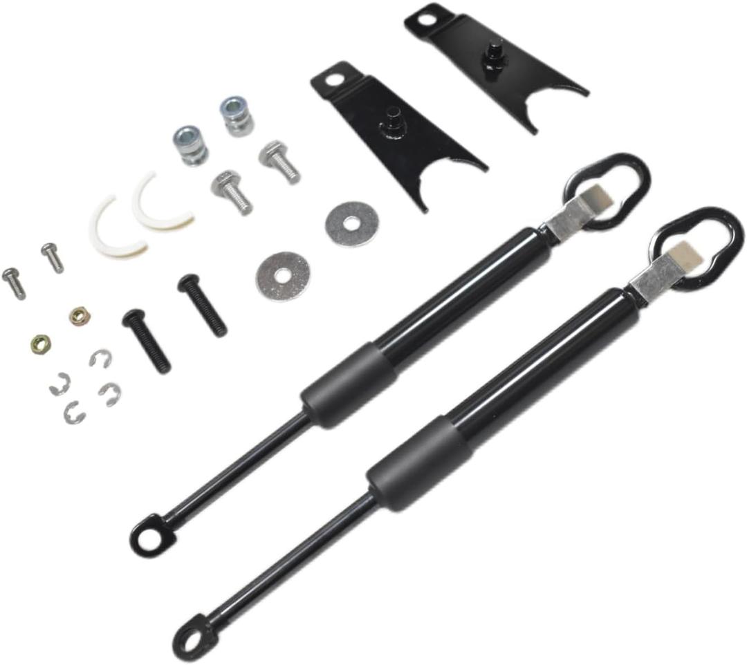 Tailgate Lift Assist For Nissan Frontier D40 2005-2021 SG325900EZ Pickup Slow Down Strut Arm Easy Up Rod Shock Damper 2PCS (Pure Black)