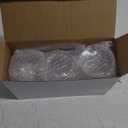 6 Pieces Acrylic Sugar Containers for Countertop Clear Sugar Holder Dispenser Salt Bowl with Lid and Spoon with Tag for Serving Condiment Candy Coffee Tea Spices Herbs (7.1 oz)