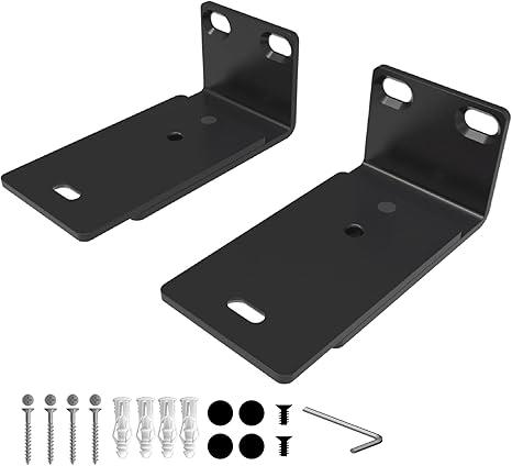 Sound Bass Soundbar Smart 300 500 550 600 700 900 Ultra, TV Speaker Adjustable Wall Mount Kit, Black, for Bose 300/500/550/600/700/900/Ultra/Smart Sound Bar Mounting Under TV Bracket