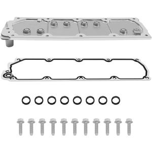 12598832 LS Gen 4 Valley Cover Plate Kit Replacement for 2007-2013 Chevy Silverado GMC Sierra SUV LS2 LS3 LS7 4.8L 5.3L 6.0L 6.2L Non AFM/DOD