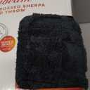 Sunbeam Checker Embossed Sherpa Heated Throw, Grey, Size Throw