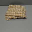 Floerns Women's Plaid Tweed Dress Sleeveless Square Neck Elegant Work Mini Dress (Medium, Ginger)