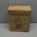 Rotary Cheese Grater with Handle - Vegetable Shredder with 5 Blades & Strong Suction Base, Round Slicer & Food Chopper for Kitchen (White)