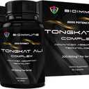 3 x BioImmune Longjack Tongkat Ali Ultra Concentrated Purified Extract Capsules | Strength Muscle Mass, Drive, Performance, Expiration Date 11/2029