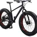 Mongoose Argus Sport Fat Tire Mountain Bike, 26 Inch Bike for Men and Women, 10 Speed, Aluminum Frame, Knobby Mountain Fat Tires, Shimano Deore Shifters, Hydraulic Disc Brakes, Adult Bicycle (Black)