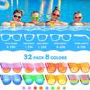 Party Favors Kids Sunglasses Bulk - 32 Packs Neon Sunglasses for Kid Age 3-8, UV400 Protection Party Sunglasses Goodie Bags Stuffers for kids Birthday Party Supply, End of the Year Gifts For Students