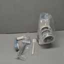 KEOUKE Rotary Cheese Grater Hand Crank White - Shredder Slicer Grinder 3 Stainless Steel Blades, Stable Suction, Labor-Saving Handle, Safe Kitchen Tool for Cheese, Vegetable, Nuts, Chocolate