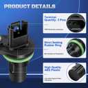 Set of 2 Camshaft Position Sensor Compatible with BMW 128i 135i 325i 328i 330i 335i 528i 535i 550i 650i 750i X3 X5 X6 Z4 2007-2011 Replaces 13627525014, 13627546660, 13627558518