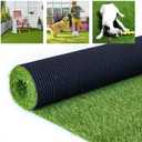 Artificial Grass Turf, 0.8" Pile Height Thick Realistic Synthetic Grass Faux Astro Turf Fake Grass, 3.3FTX5FT Indoor Outdoor Astro Rug Carpet for Garden Balcony with Drainage Holes