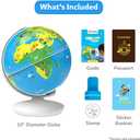 PlayShifu Globe for Kids Orboot Earth: Interactive Kids Globe with 1000+ Facts on Animals, Places & Monuments | Tech-Powered Learning Toy & STEM Gift for Kids Ages 410