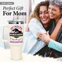 Gifts for Mom from Daughter, Son for Mothers Day, Christmas, Birthday - Birthday Gifts for Moms, Birthday Present for moms, Happy Birthdays Mom - Mother Tumbler 40 Oz Stainless Steel Coffee Cup