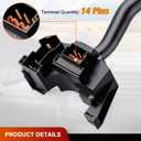 Nilight Turn Signal Switch Compatible with 1999 2000 2001 2002 2003 Ford Ranger Explorer Sport Trac F-150 F150 1999-2004 Mazda B2300 B2500 B3000 B4000 1999-2001 Mercury Mountaineer