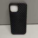 Magnetic for iPhone 15 Case Cute Polka Dot Phone Case, Shockproof Slim TPU and Hard PC Protective Phone Cover Compatible with MagSafe Designed for Women Girls, Black