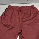 Womens Work Pants Bottom Sweatpants Joggers Pants Workout High Waisted Yoga Pants with Pockets for Women With Drawstring, Brick Red S
